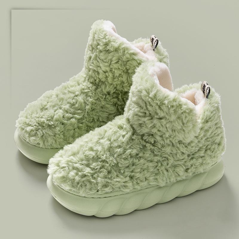 2025 Winter Warm Women's Boots Women's Snow Boots Outdoor Wear Home Cotton Slipper High Top Platform Women's Cotton Shoes
