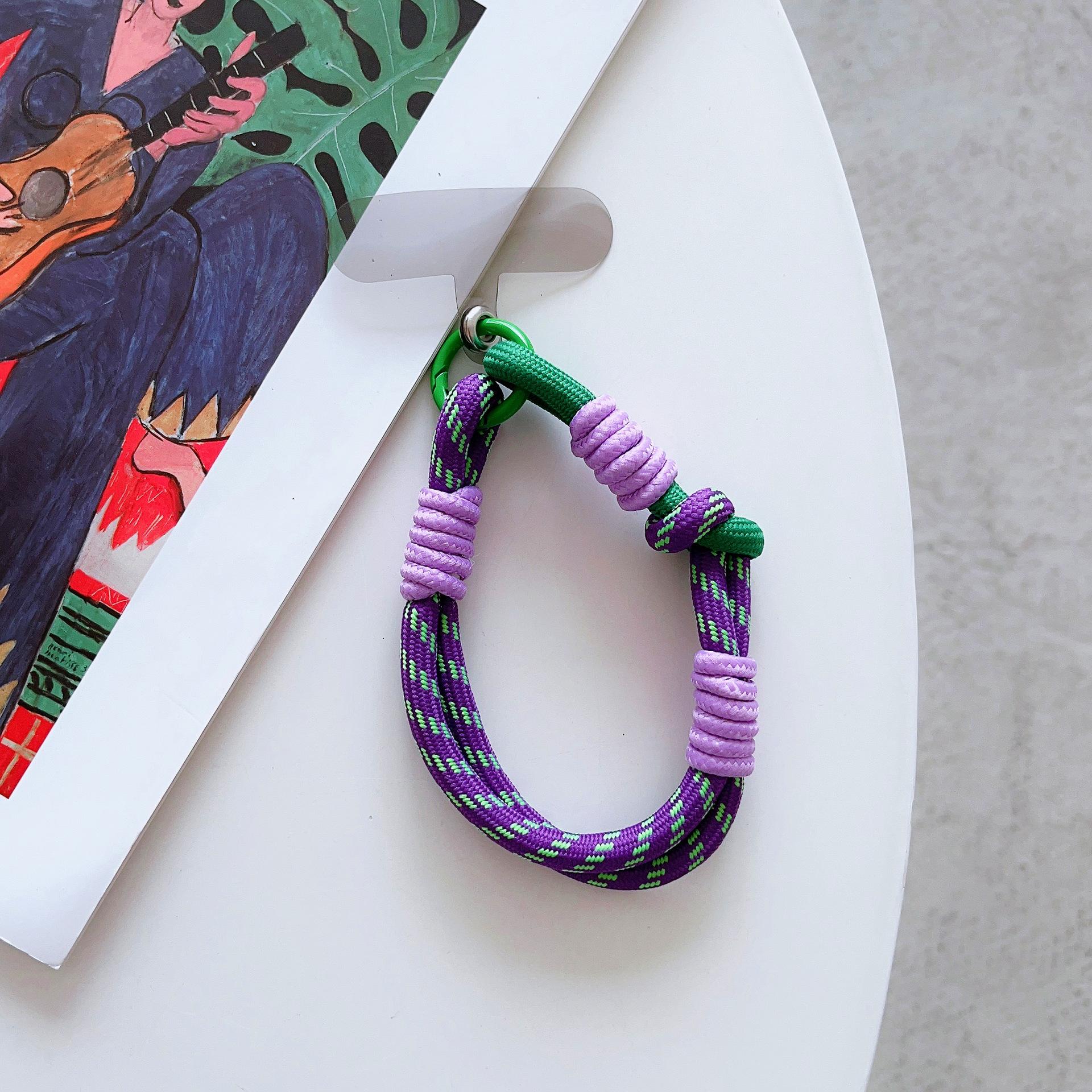 

Korean Mobile Phone Wrist Strap Cell Cord Key Chain Cute Knot Portable Cellphone Hook Card Lanyard Cell Accessories Polyester / Nylon