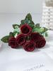 1/3pcs Silk Rose Artificial Flower Wedding Bridal Bouquet Home Room TableValentine's Day Outdoor Garden Diy Gifts Box Yard Decor