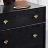 Neo-Chinese Style Cabinet Knob Ginkgo Leaf Shape Cupboard Handle Simplicity Drawer Knobs  Wardrobe