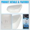 Car Side Mirror Cover Cap White Rearview Mirror Caps For Toyota Camry 2018