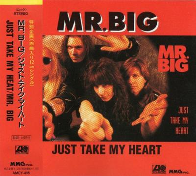 CD MR. BIG - Just Take My Heart AMCY416 Atlantic 1992 Japan Rock Usado