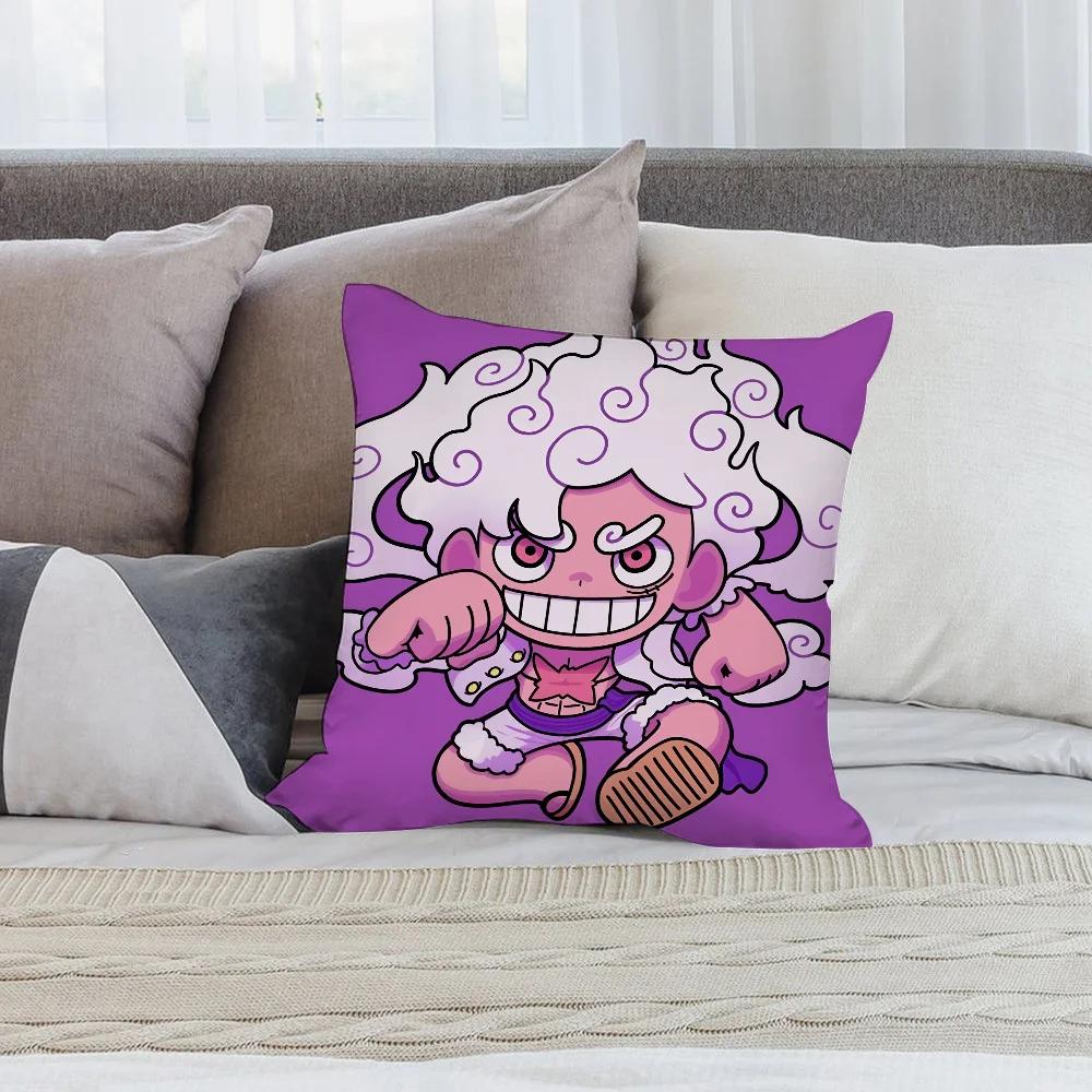 Fețe de pernă decorative de desene animate, Decor pentru camera de zi, Husă de pernă pentru canapea imprimată, Poliester, Față de pernă moale