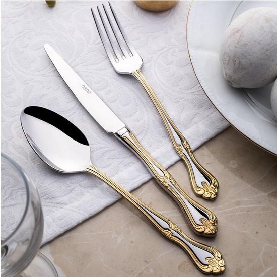 

Набор столовых приборов River Lalezar Gold Plain, 89 шт.