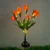 LED Lights Solar Garden Lights 7 Head Tulip Flower Solar Tulip Flower Lights  Balcony