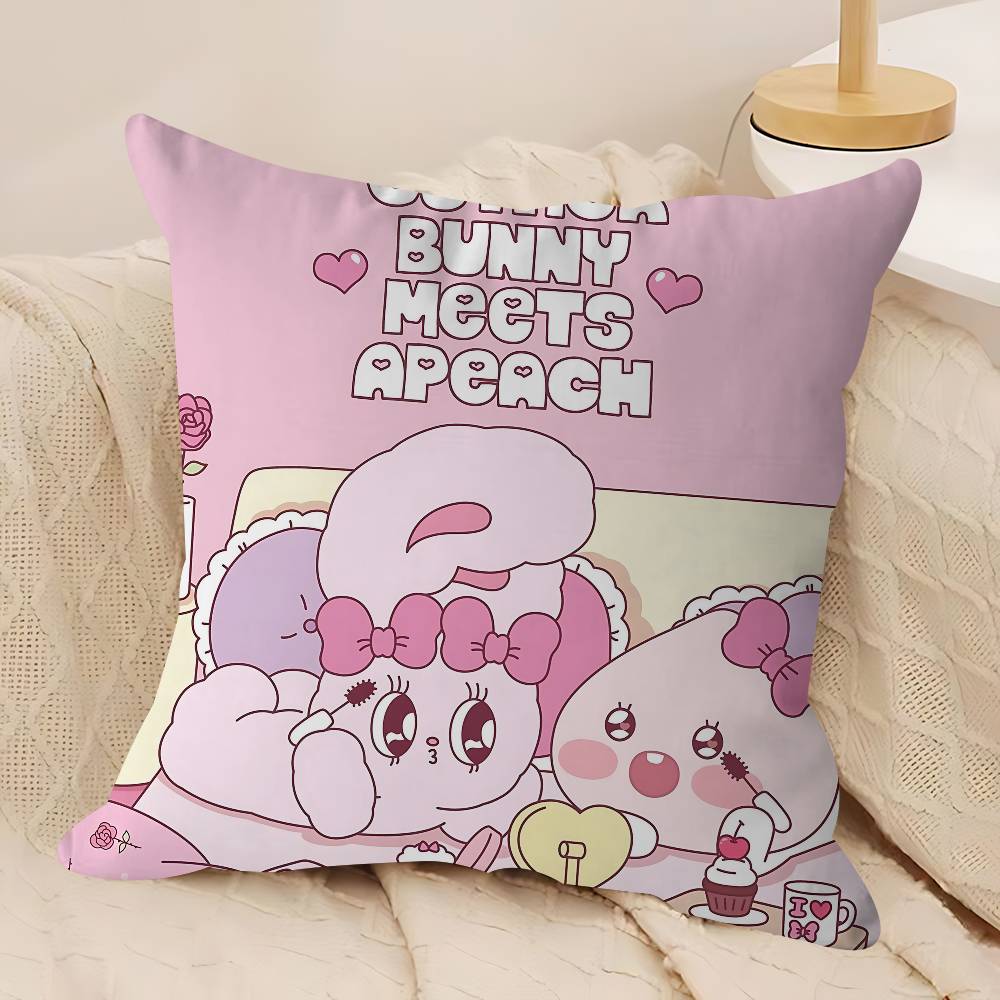 Niedlicher E-Esther B-Bunny Kissenbezug Sofakissenbezug Heimzimmerdekoration Kindergeschenk