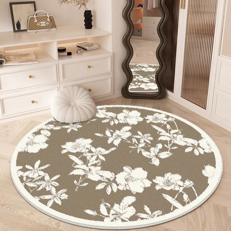 Living Room Round Carpet Thickened Sofa Tea Table Mat Cloak Room Floor Mat Dressing Table Foot Mat