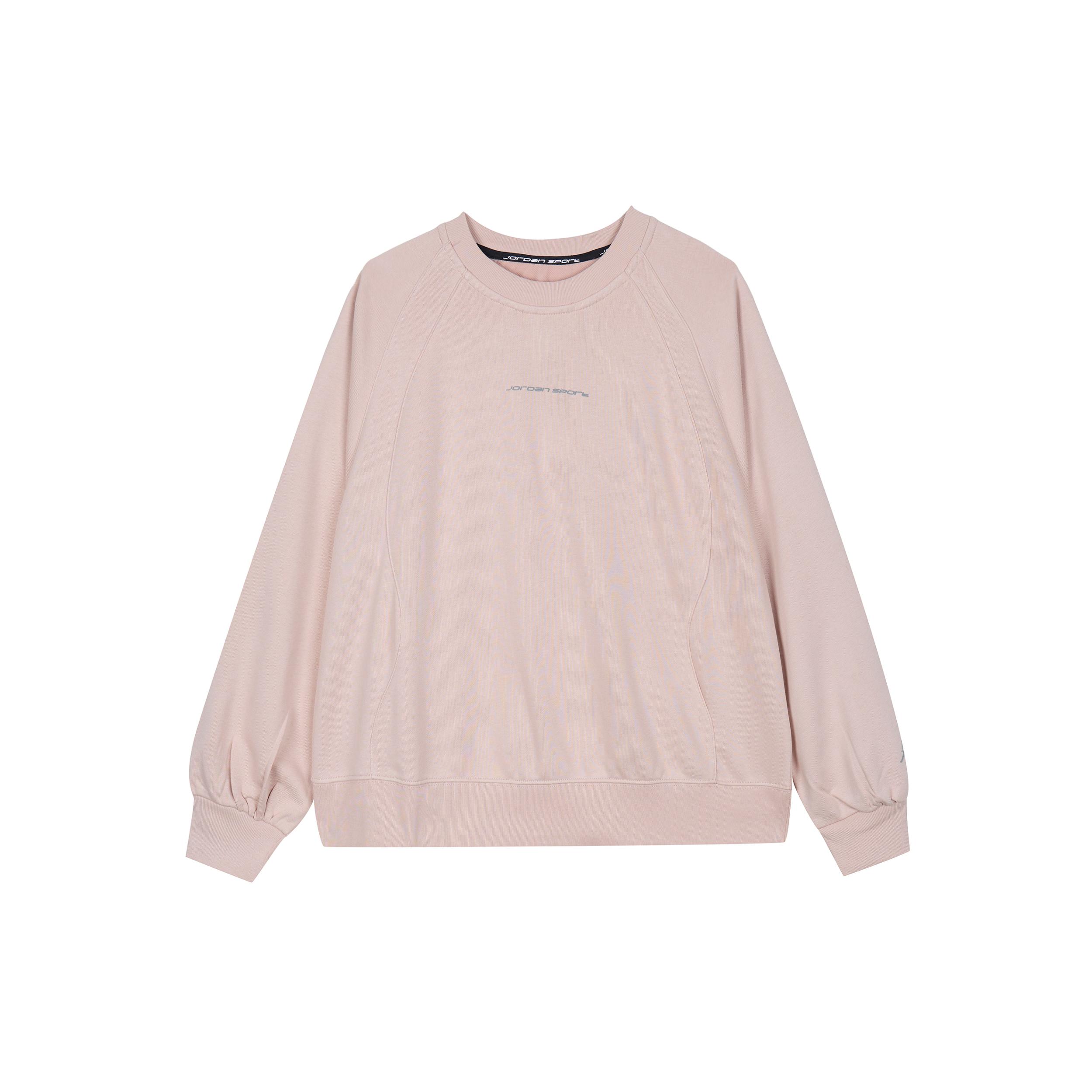 

New Jordan Sweatshirt Women s Micro-Granular Tea Brown/Invisible Gray FN5123-207 S