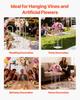 Wedding Flower Stand, 10PCS 50cm Column Flower Stand, Floral Stands with Acrylic Laminate, Cylindrical Cubic Floral Display Rack for Wedding, Party,