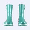Fashion Women's Low-tube Rain Boots, Water Shoes, Thick Warm Rain Boots