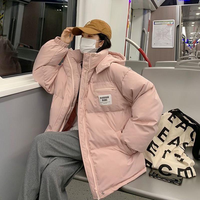 Thick Cotton Women's Korean-Style Winter Jacket - Loose, Trendy, Warm Short Coat for Petite Students
