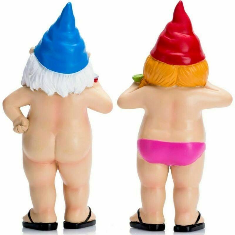 Nackte Statuen Garten Gnome frech nackt lustige Geschenk Statue Dekor Nudist