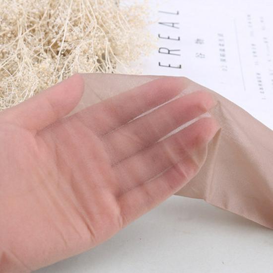 Pineapple Pattern Transparent Thin Socks for Women - Invisible, Plus Size, Elastic, Summer Pantyhose