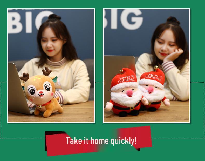 Weihnachtsdekoration Geschenkset Weihnachtsmann & Rentier