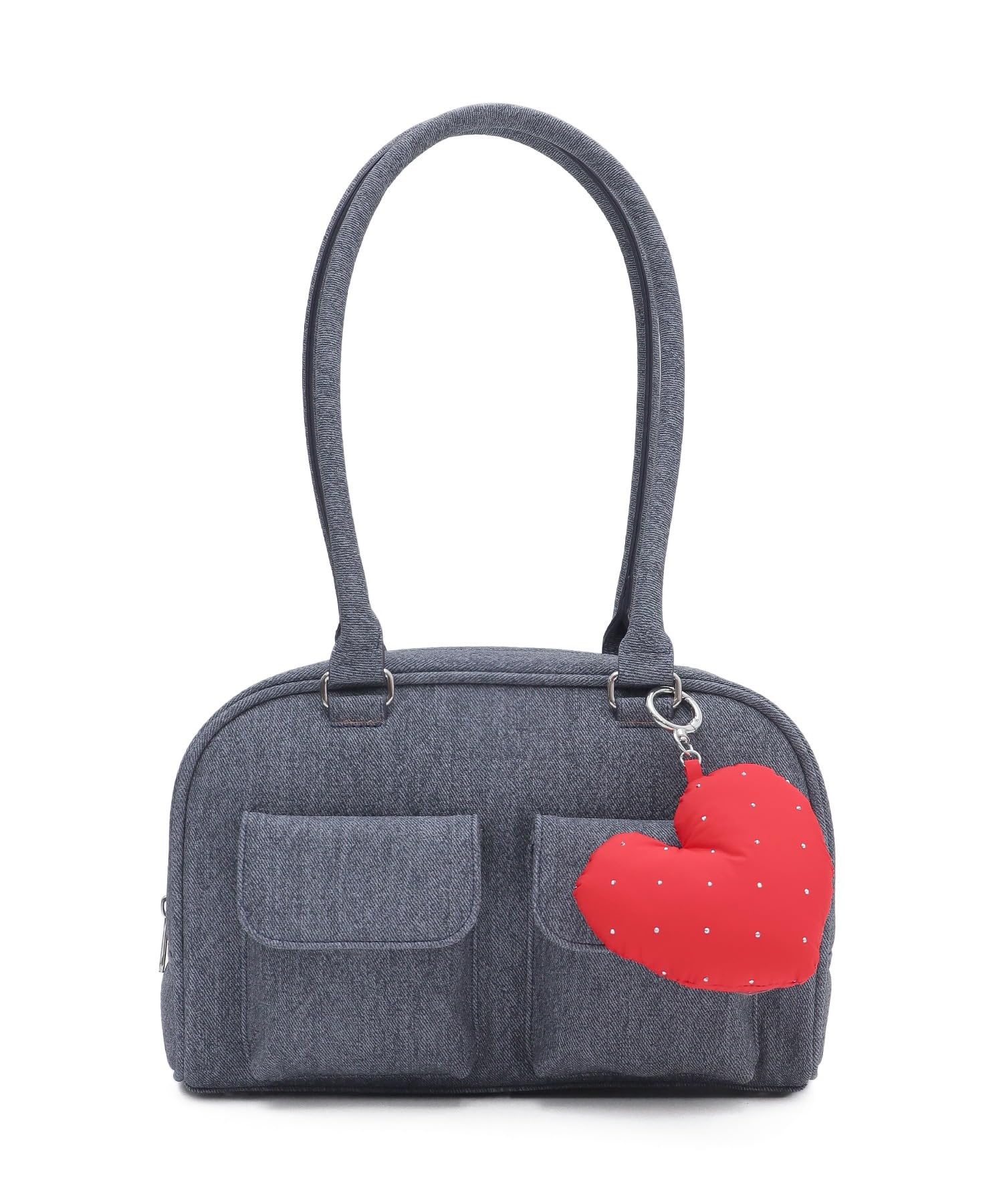 

Boston bag with Ita Oshikatsu Oshikatsu Otaku light denim [WEGO] charm, bag, Oshikatsu, goods, bag, bag, activities, events, school, cute, Korean,