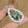 Wedding Gift For Her 925 Sterling Silver Natural Unakite Gemstone Pendant