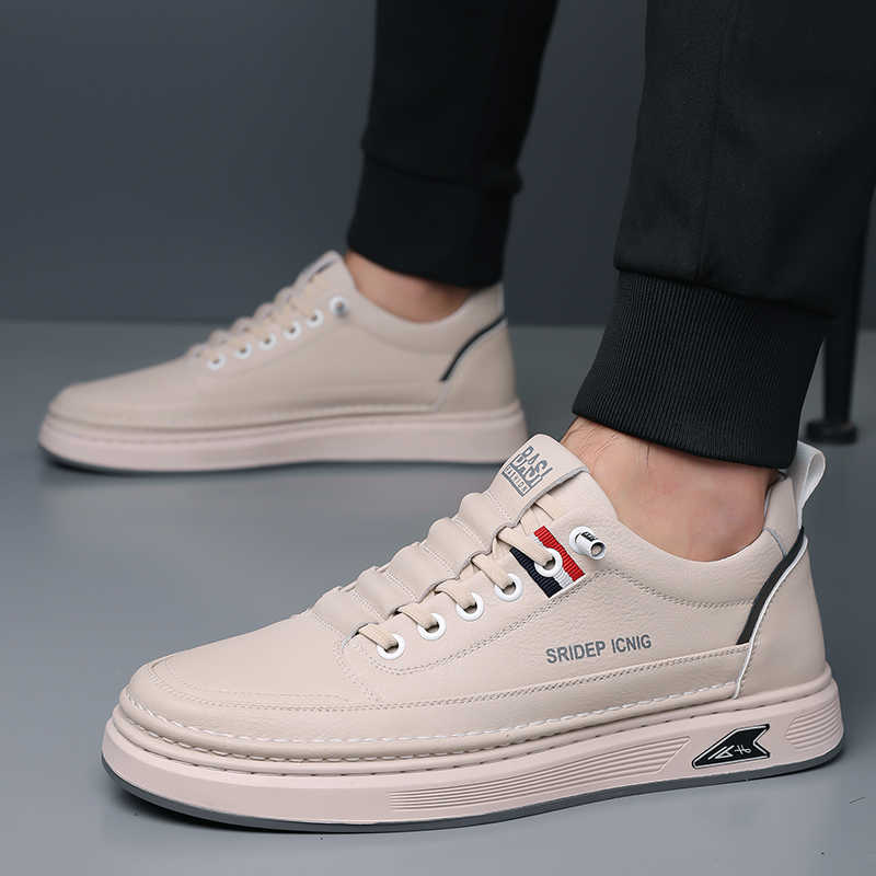 Fashion Lace Up Platforme Shoes For Men 47 Loafers Men's Boot Models Black Mens Sneakers Sports Real Outings Sneackers Super Sale