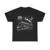 Unisex Adult Train T Shirt Starlit Orient Express Art Deco Illustration Retro