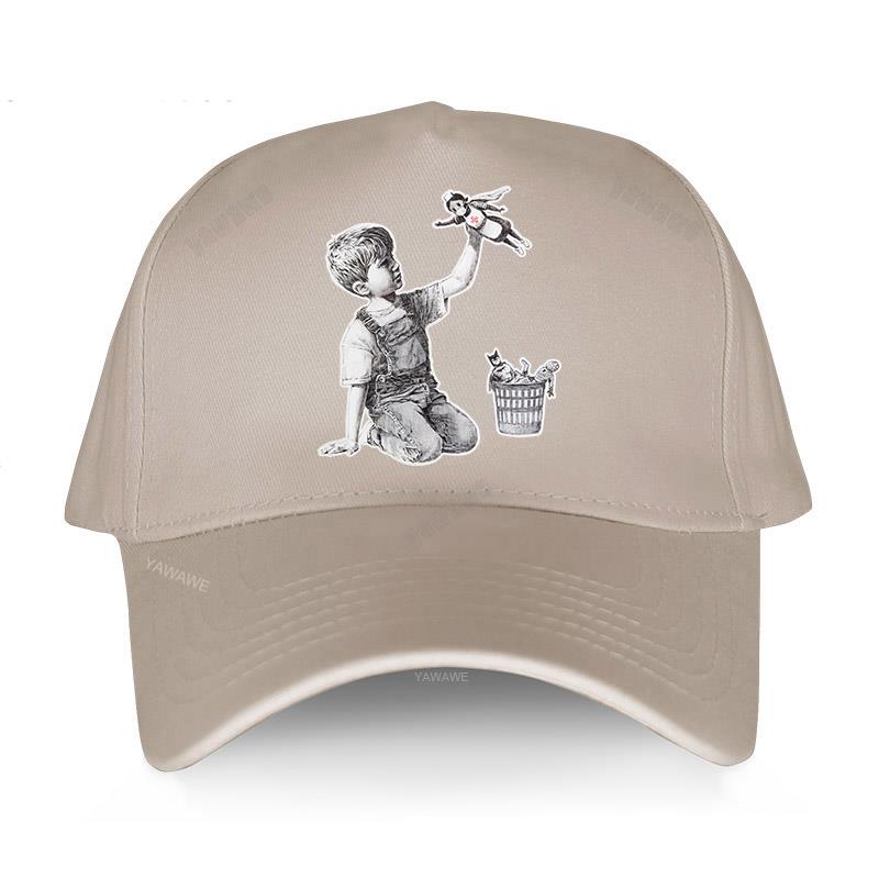 Unisex Breathable Baseball Cap Boyfriend Hat Banksy Game Changer Nurse Super Hero Novelty Street Art Designer Fashion Men Hats
