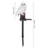 Owl     Lawn Ornament Waterproof Outdoor Yard Garden Lamp Decor