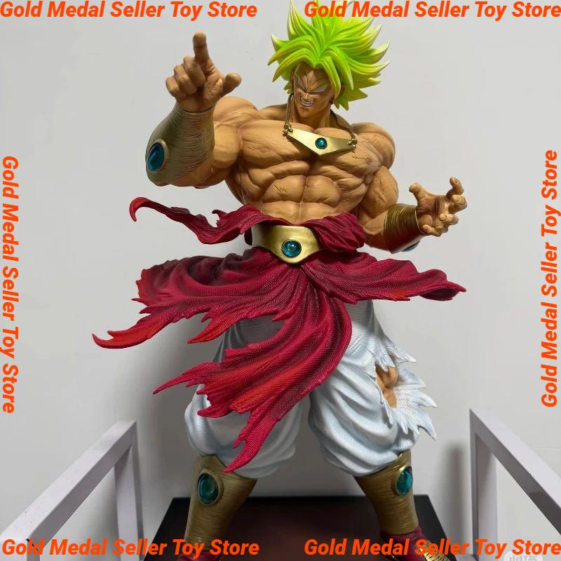 Dragon Ball Z Jt Statue Broly Figure Ssj3 Broly Super Saiyan Pvc Action Figures 50cm Collection Mode Toys Birthdaygifts