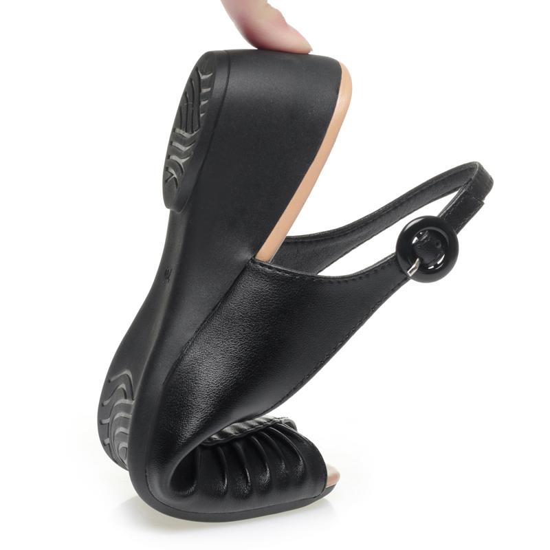 Fashion AIYUQI 2025 New Women's Sandals Wedge Heel Fish Mouth Female Shoes Large Size One-strap Sandals Women