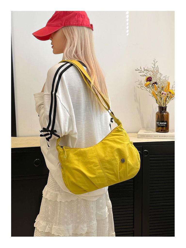 Damen Nylon Umhängetasche mit großer Kapazität - Lässig, wasserdicht, reisefreundliche Canvas-Muttertasche