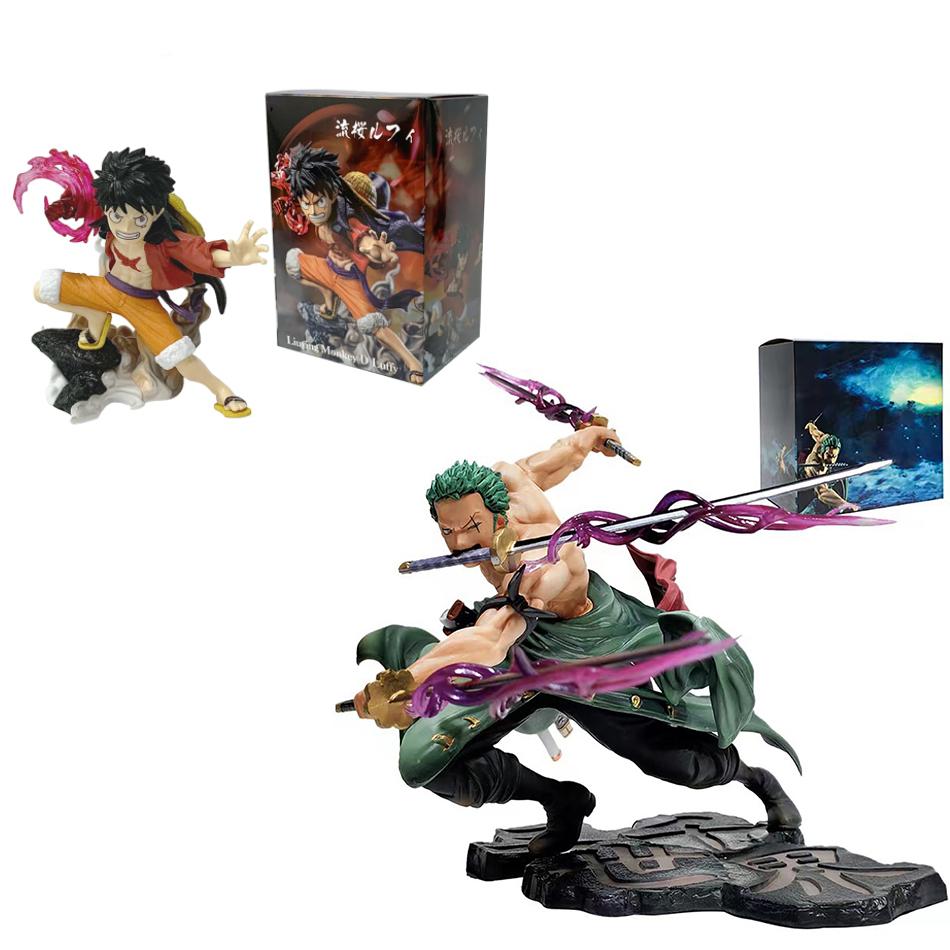 Nueva Figura de Acción Anime Roronoa Zoro de One Piece Sa-Maximum Estatua de Manga para Adorno de Escritorio Modelo Juguete Regalo para Niño