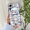 Cartoon Girl Gawr Gura Phone Case For Xiaomi Poco X7 X6 X5 X4 F5 F6 F7 M4 M5 M6 M7 C40 Silicone Soft Cover
