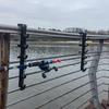 Fishing Rod Holder Storage Rack For Boats And Truck Railings Stores With 6 Rod Capacity Light Weight And Compacts Design