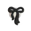 Creative Rhinestone Bow Phone Holder - Magnetic Finger Ring for Women