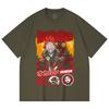 230 g/m² 100% Baumwolle Dandadan V26 Okarun Turbo Print Unisex Schweres Baumwoll-T-Shirt