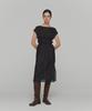 Amomento Sheer Drawstring Dress_Black