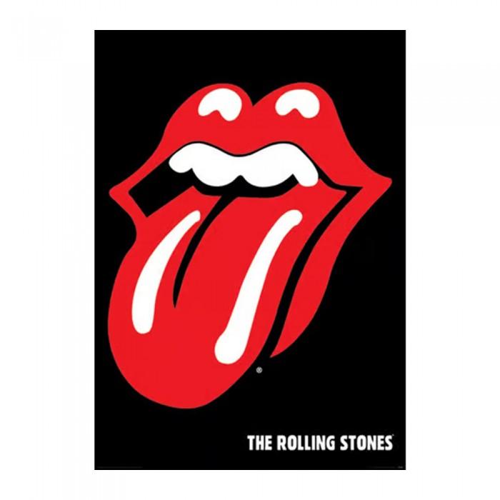 Poster Maxi Labbro dei Rolling Stones nero
