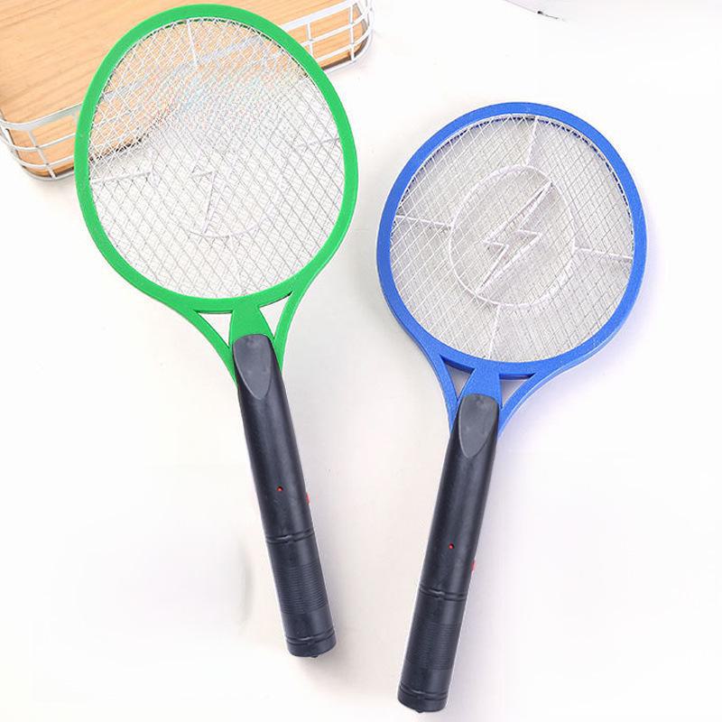 Battery-Powered Electric Mesh Mosquito Swatter for Home & Dorm Use