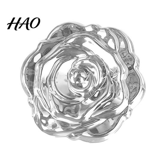 Travel Vanity Mirror 3D Rose Double-sided Portable Mini Foldable Makeup High Clarity Women Girls Vintage Pocket-sized Handheld Folding