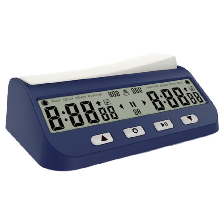 

Competition Grade Chesses Clock With Move Recording 5 Timing Systems Light weight Quiet Practice