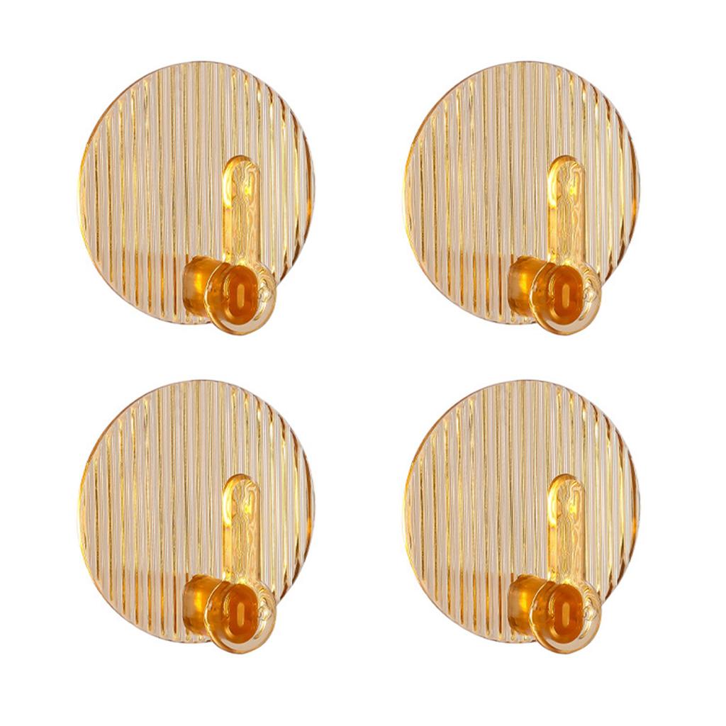 4 Stück Klebehaken ohne Bohren Starke selbstklebende Handtuch-Mantelhaken für Badezimmer Dusche Küche