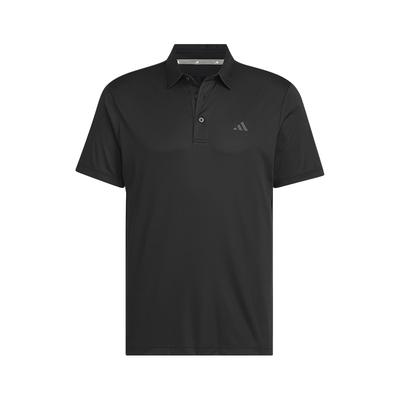 Golf Three Stripes Logo Casual Breathable Quick-Dry Short Sleeve Polo Shirt Men Tops Black KD7255