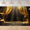 1 piece elegant black gold glitter background banner elegant black gold glitter perfect for home decor