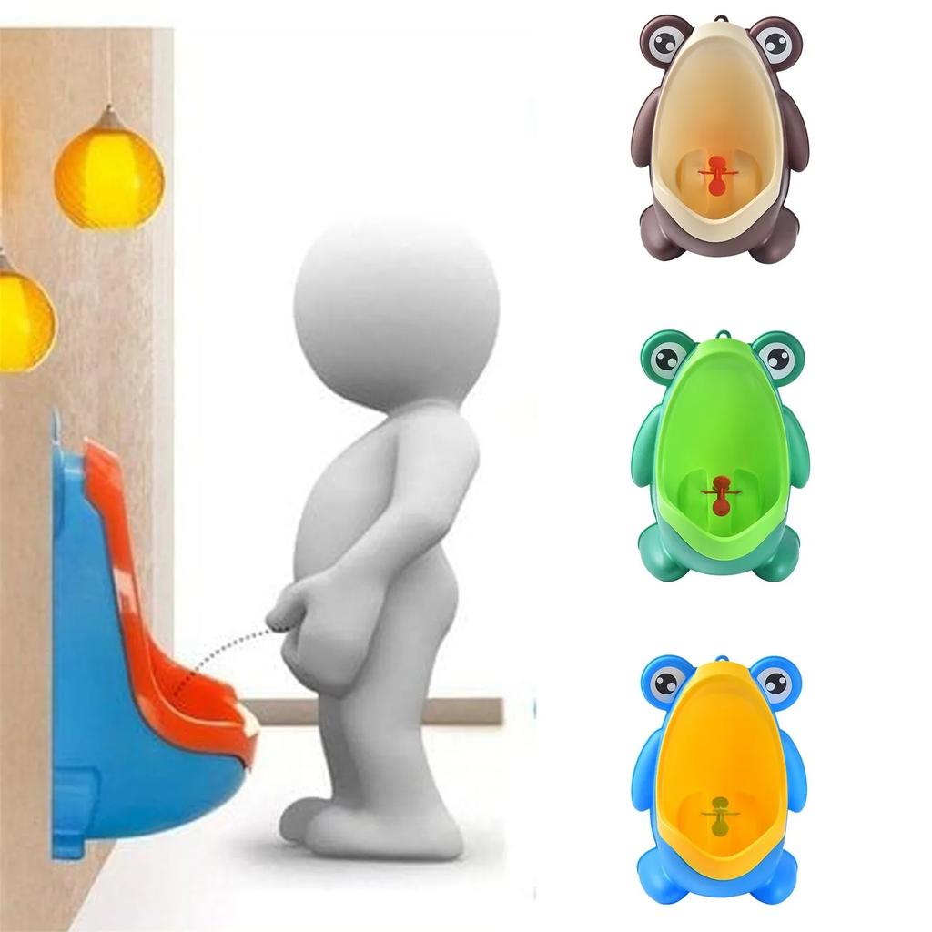 Little Frog Baby Urinal Boys wall-mounted urinal Frog shape Boys standing urinal Toilet training urinal