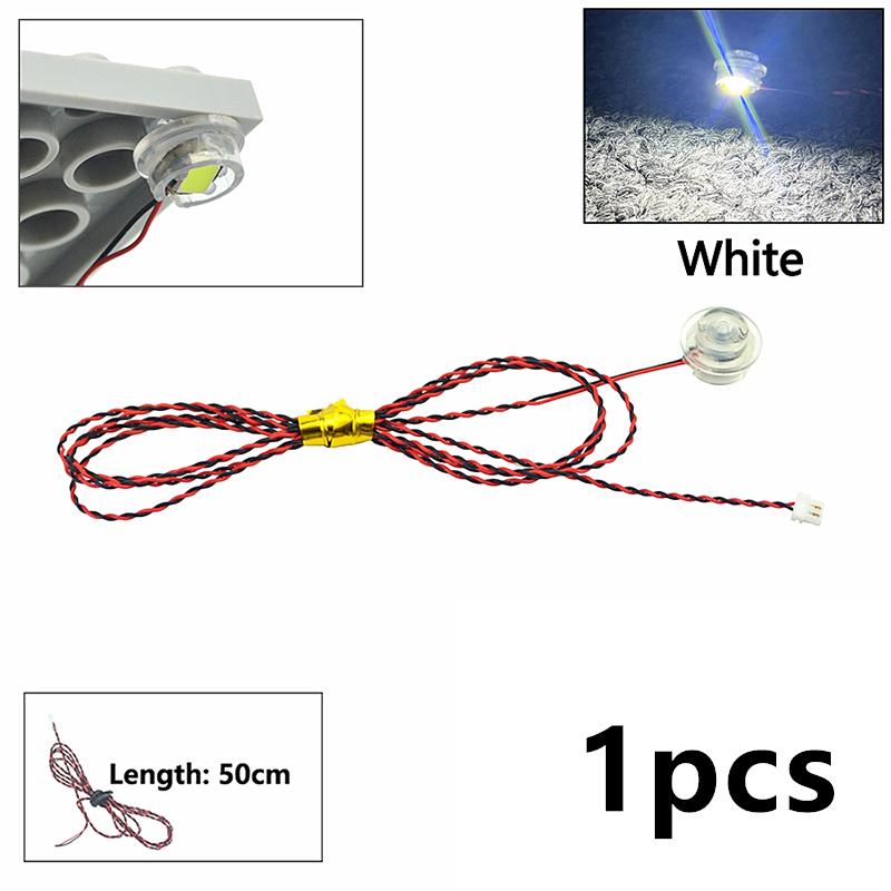 1 Pcs DIY 0.8mm Pin 1x1 1x4 1x2 LED Remote Control Building Block Flash Lamp City Light Lightsaber Spotlight Candle Lamp Bricks