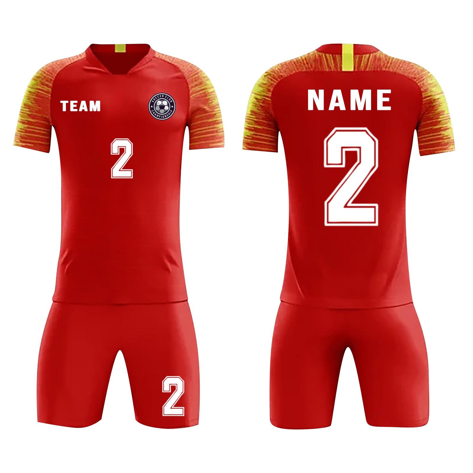 

Комплект персонализированных рубашек для мужчин и девочек с именем и номером, футбольные майки на заказ для мальчиков, тренировочный костюм M