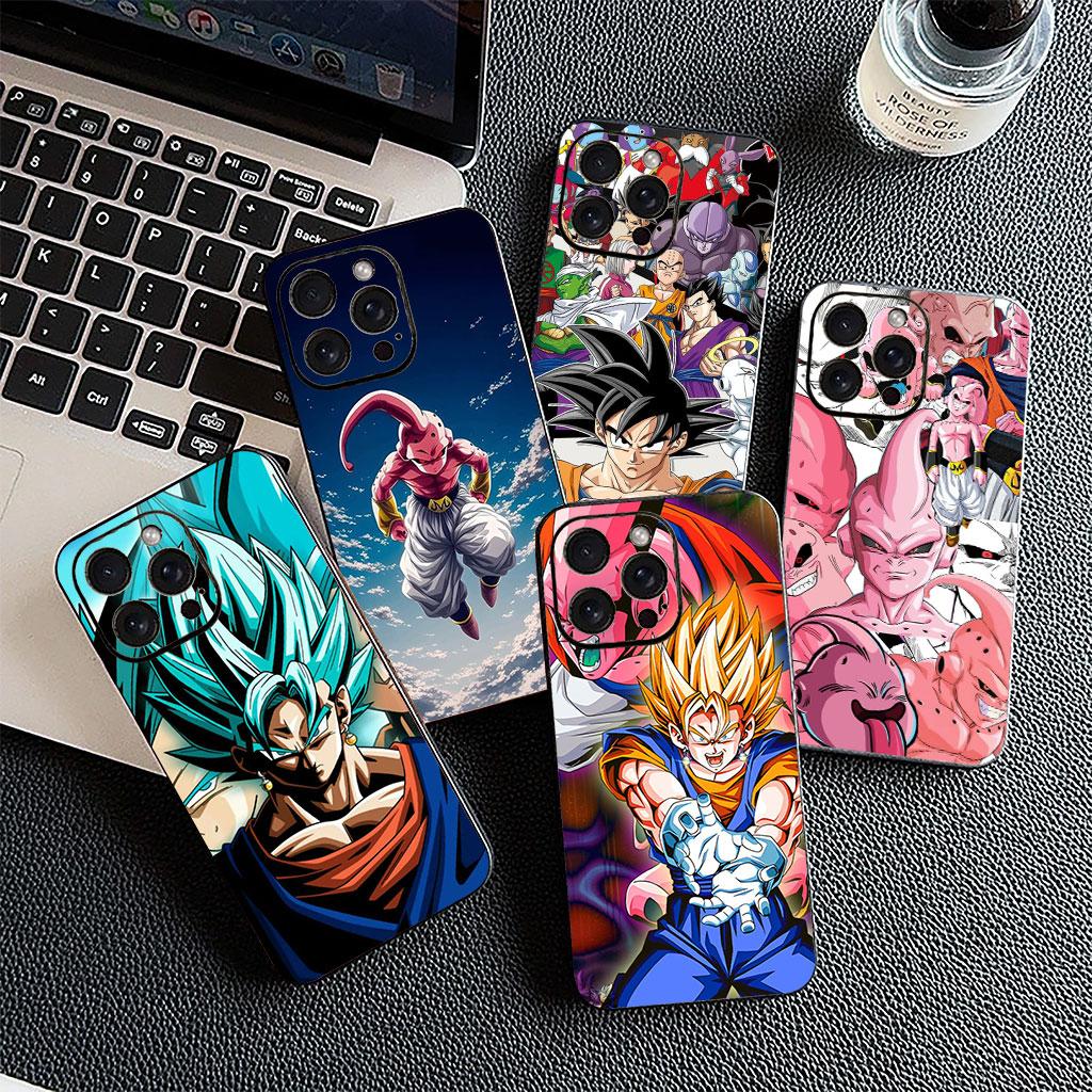 Gokus Majin Buu Dragons Balls Super Casing Phone Cover for Apple iPhone 16 15 14 11 Pro Max 7 8 Plus SE2 SE3 SE 2022 2020 Case