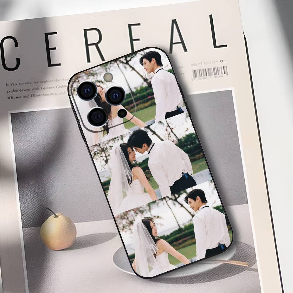 Speed and Love Jin Zhao Jiang Mu Esther He Yu Phone Case For iPhone 17,16,15,14,13,12,11 Plus,Pro Max,XS,Soft Black Cover