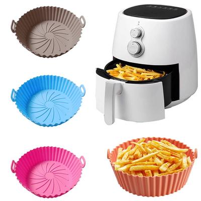 Draagbare Bakvormen Bakmand Siliconen Pot Voor Airfryer Verwarmen Bakplaat