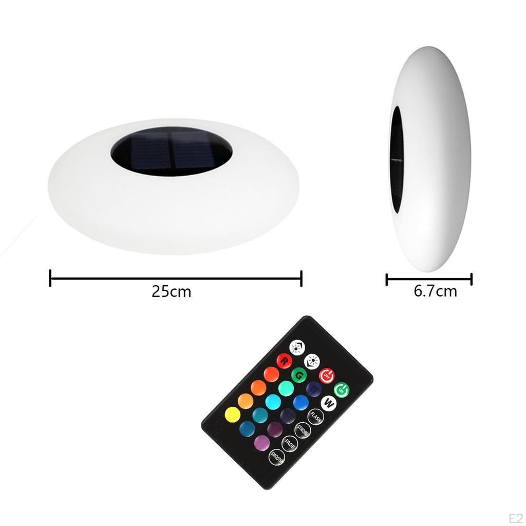 Floating Changing Waterproof Lamp for Outdoor Pathway Beach Lawn