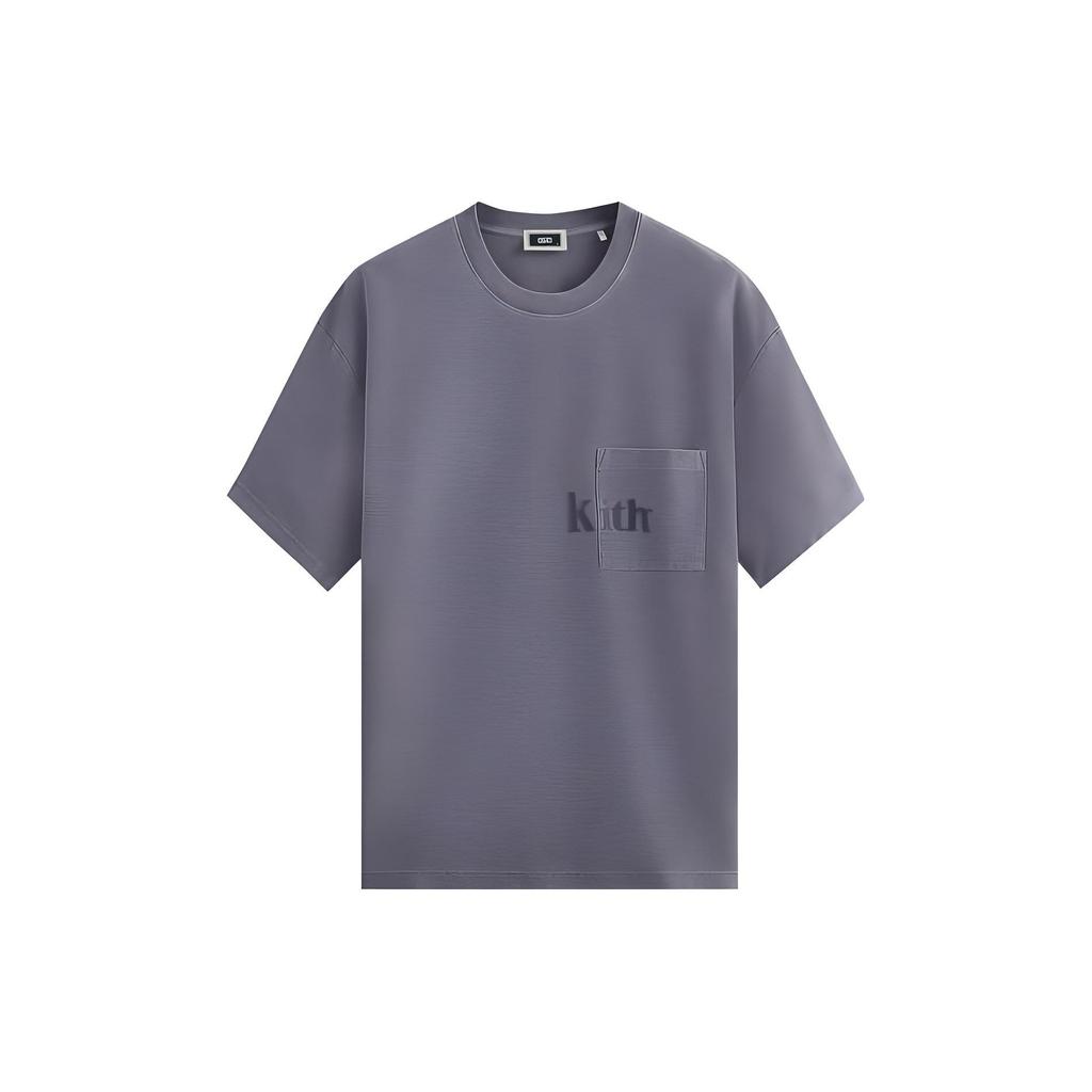 Kith Quinn Tee Influence Men Tops Grey KHM031086-519