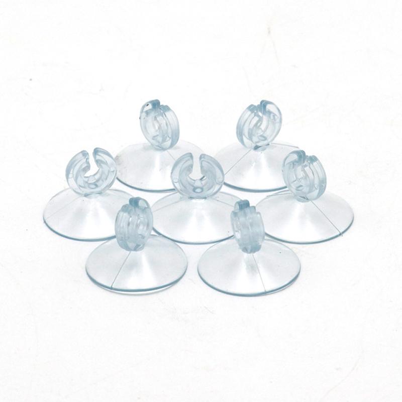 5pcs Aquarium Sucker Suction Cup For 4mm Air Line Pipe Tube Wire Holder Used Sucker For Glass Surface fish supples