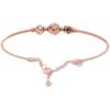 Purple Gold Fashion Classic Shiny Rose Gold Plated Color Gold Self-Kept High-End Temperament Bracelet